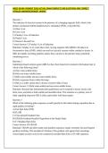 MRSO EXAM 4 NEWEST 2026 ACTUAL EXAM COMPLETE 300 QUESTIONS AND CORRECT DETAILED ANSWERS&sol;NEWEST UPDATE