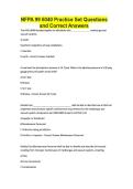 NFPA 99 6040 Practice Set Questions and Correct Answers 2026&sol;2027
