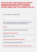 MTS Test Prep EXAM &vert;&vert; REAL EXAM ACTUAL COMPLETE  QUESTIONS AND CORRECT ANSWERS &lpar;VERIFIED  ANSWERS&rpar; ALREADY GRADED A&plus; &vert; GUARANTEED  SUCCESS&excl;&excl; NEWEST EXAM &vert; JUST RELEASED&excl;&excl; 2026-2027