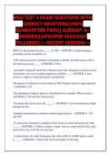 NAO TEST 4 EXAM QUESTIONS WITH  CORRECT SOLUTIONS&vert;&vert;100&percnt;  GUARANTEED PASS&vert;&vert; ALREADY A&plus;  GRADED&vert;&vert;&vert;UPDATED 2026&sol;2027  SYLLABUS&vert;&vert;<<RECENT VERSION>> 