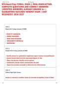 MTS Board Prep FINAL EXAM &vert;&vert; REAL EXAM ACTUAL  COMPLETE QUESTIONS AND CORRECT ANSWERS  &lpar;VERIFIED ANSWERS&rpar; ALREADY GRADED A&plus; &vert;  GUARANTEED SUCCESS&excl;&excl; NEWEST EXAM &vert; JUST  RELEASED&excl;&excl; 2026-2027  