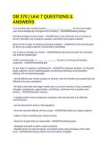 GB 370 &vert; Unit 7 QUESTIONS & ANSWERS