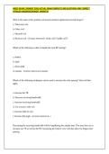MRSO EXAM 2 NEWEST 2026 ACTUAL EXAM COMPLETE 300 QUESTIONS AND CORRECT DETAILED ANSWERS&sol;NEWEST UPDATE&excl;&excl;&excl;