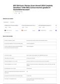 BIO 256 Exam 1 Review Exam Newest 2026 Complete Questions &vert; With 100&percnt; Correct Answers graded A&plus; Guaranteed Success&excl;&excl;