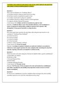 CALIFORNIA FOOD HANDLER EXAM NEWEST 2026 ACTUAL EXAM COMPLETE 400 QUESTIONS AND CORRECT DETAILED ANSWERS&sol;NEWEST UPDATE&excl;&excl;&excl;