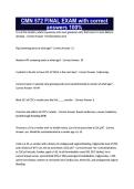 CMN 572 FINAL EXAM with correct answers 100&percnt;