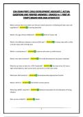 CDA EXAM PREP&vert; CHILD DEVELOPMENT ASSOCIATE &vert; ACTUAL QUESTIONS AND VERIFIED ANSWERS &vert; GRADED A&plus; &vert; FIRST ATTEMPT&vert;BRAND NEW 2026 UPDATE&excl;&excl;&excl;&excl;&excl;&excl;