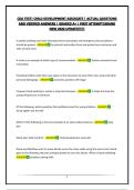 CDA EXAM 2026&vert; CHILD DEVELOPMENT ASSOCIATE &vert; ACTUAL QUESTIONS AND VERIFIED ANSWERS &vert; GRADED A&plus; &vert; FIRST ATTEMPT&vert;BRAND NEW 2026 UPDATE&excl;&excl;&excl;&excl;&excl;&excl;