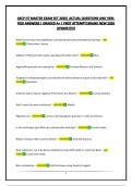ASCP HT MASTER EXAM SET 2026&vert; ACTUAL QUESTIONS AND VERIFIED ANSWERS &vert; GRADED A&plus; &vert; FIRST ATTEMPT&vert;BRAND NEW 2026 UPDATE&excl;&excl;&excl;&excl;&excl;&excl;
