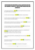 HISTOTECHNOLOGY-PROCESSING&vert; ACTUAL QUESTIONS AND VERIFIED ANSWERS &vert; GRADED A&plus; &vert; FIRST ATTEMPT&vert;BRAND NEW 2026 UPDATE&excl;&excl;&excl;&excl;&excl;&excl;