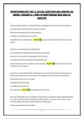 HISTOTECHNOLOGY TEST 1&vert; ACTUAL QUESTIONS AND VERIFIED ANSWERS &vert; GRADED A&plus; &vert; FIRST ATTEMPT&vert;BRAND NEW 2026 UPDATE&excl;&excl;&excl;&excl;&excl;&excl;