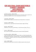 EDF 6222 FINAL EXAM QUESTIONS &  CORRECT ANSWERS    100&percnt; VERIFIED  20262027 UPDATE&excl;&excl; 