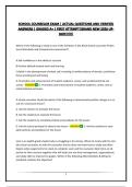 SCHOOL COUNSELOR EXAM &vert; ACTUAL QUESTIONS AND VERIFIED ANSWERS &vert; GRADED A&plus; &vert; FIRST ATTEMPT&vert;BRAND NEW 2026 UPDATE&excl;&excl;&excl;&excl;&excl;&excl;