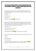 FTCE SCHOOL COUNSELOR EXAM &vert; ACTUAL QUESTIONS AND VERIFIED ANSWERS &vert; GRADED A&plus; &vert; FIRST ATTEMPT&vert;BRAND NEW 2026 UPDATE&excl;&excl;&excl;&excl;&excl;&excl;