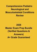 Comprehensive Pediatric Neurological & Musculoskeletal Conditions Review &vert; Study Guide PDF