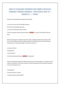 NERC RC Exam PREP QuEstioNs aNd CoRRECt dEtailEd aNswERs &lpar;VERifiEd aNswERs&rpar; &vert; NEw uPdatE 2026&sol;27 &vert; GRadEd a&plus; &vert;&vert; Pass&excl;&excl;&excl;