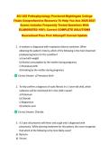 SCI 225 Pathophysiology Proctored-Nightingale College  Finals Comprehensive Resource To Help You Ace 2026-2027  Exams Includes Frequently Tested Questions With  ELABORATED 100&percnt; Correct COMPLETE SOLUTIONS  Guaranteed Pass First Attempt&excl;&excl; Current Update &excl;&excl;