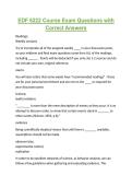 EDF 6222 Course Exam Questions with Correct Answers 2026&sol;2027