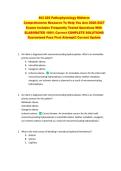 SCI 225 Pathophysiology Midterm   Comprehensive Resource To Help You Ace 2026-2027  Exams Includes Frequently Tested Questions With  ELABORATED 100&percnt; Correct COMPLETE SOLUTIONS  Guaranteed Pass First Attempt&excl;&excl; Current Update &excl;&excl;