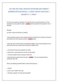 GCU NSG 300 FiNal PraCtiCe QUeStioNS aNd CorreCt aNSwerS with ratioNale &vert; lateSt UPdate 2026&sol;2027 &vert; Graded a&plus;&vert;&vert; PaSS&excl;&excl;&excl;&period;