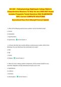 SCI 225 &ndash; Pathophysiology Nightingale College Midterm  Comprehensive Resource To Help You Ace 2026-2027 Exams  Includes Frequently Tested Questions With ELABORATED  100&percnt; Correct COMPLETE SOLUTIONS  Guaranteed Pass First Attempt&excl;&excl; Current Update&excl;&excl;