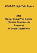 MCAT PS High Yield Topics &vert; Psychology & Sociology Essential Concepts Study Guide PDF