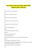 Cavy Showmanship Study Guide&vert; Updated With complete solution&vert; 2026 new