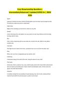 Cavy Showmanship Questions - Intermediate&sol;Advanced&vert; Updated RATED A&plus; &vert; NEW 2026