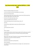 Cavy Showmanship Quiz&vert; Updated RATED A&plus; &vert; NEW 2026