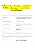 Fetal Health Surveillance Exam with all Correct & 100&percnt; Verified Answers &vert;Latest Version &vert;Already Graded A&plus;