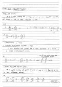 Engineering Mathematics Complete Notes &vert; Calculus&comma; Algebra & Exam Prep Guide