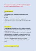 PEBLO FINAL EXAM ACTUAL 2026&sol;27 QUESTIONS AND 100&percnt;  ACCURATE ANSWERS GUARANTEED PASS