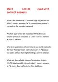 WGU D325 Lesson 13 exam with correct answers