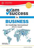 A-Level Business Complete Notes &lpar;Oxford&rpar; &vert; Marketing&comma; Finance & Strategy Guide