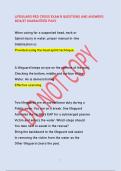 LIFEGUARD RED CROSS EXAM B QUESTIONS AND ANSWERS  2026&sol;27 GUARANTEED PASS