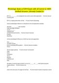 Physiologic Basics of EFM Exam with all Correct & 100&percnt; Verified Answers &vert;Already Graded A&plus;