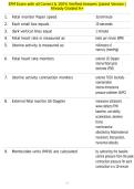 EFM Exam with all Correct & 100&percnt; Verified Answers &vert;Latest Version &vert;Already Graded A&plus;