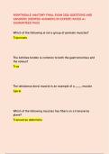 NIGHTINGALE ANATOMY FINAL EXAM 2026 QUESTIONS AND  ANSWERS &lpar;VERIFIED ANSWERS BY EXPERT&rpar; RATED A&plus;  GUARANTEED PASS