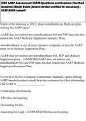 UHC AARP Assessment EXAM Questions and Answers &lpar;Verified Answers&rpar; Study Guide &lpar;latest version verified for accuracy&rpar; &vert; 20252026 Latest&excl;&excl;