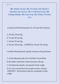 JBL Module 3 Exam Prep &ndash; EMS Life Span Development & Communication &lpar;Verified Q&A&rpar;