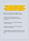 CATEGORY 11 AERIAL APPLICATION TEST FINAL EXAM  2026 ACTUAL EXAM CURRENTLY TESTING 300  COMPLETE EXAM QUESTIONS WITH DETAILED VERIFIED  ANSWERS &sol;ALREADY GRADED A&plus; &sol;BRAND NEW&excl;&excl;