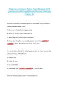 Stationary Engineer Boiler Exam Newest 2026  Questions and Correct Detailed Answers Already  Graded A&plus; 