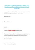 Social Work Comprehensive Exam Newest 2026  Questions and Correct Detailed Answers Already  Graded A&plus; 