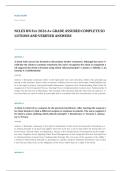 NCLEX RN EXAM A&plus; GRADE ASSURED COMPLETE SOLUTIONS AND VERIFIED ANSWERS