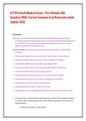 ATI PN Adult Medical Exam&colon; The Ultimate 200Question With Correct Answers And Rationals Latest Update 2026&period;   