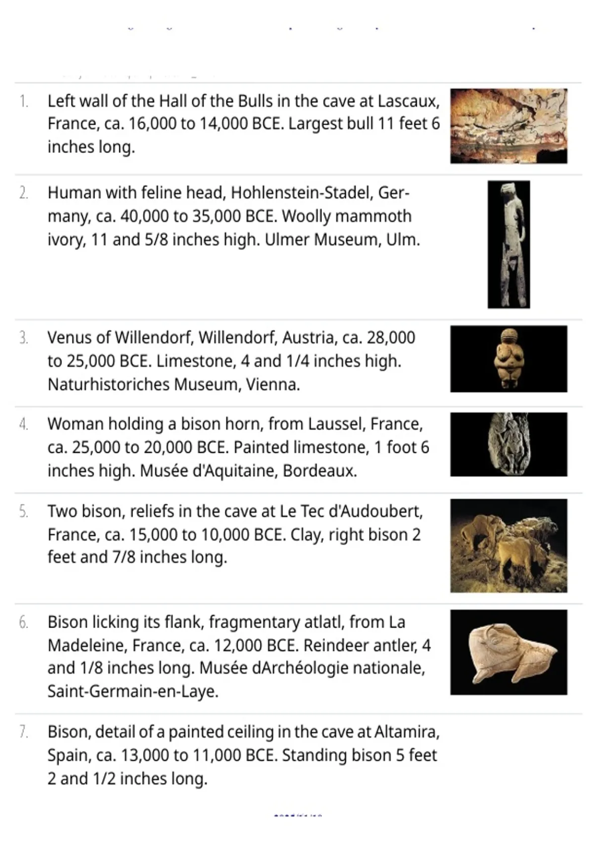 Gardner’s Art Through the Ages 16th Edition Volume 1 Chapter 1 Images ...
