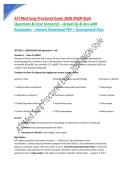 ATI Med Surg Proctored Exam 2026 &lpar;NGN-Style Questions & Case Scenario&rpar; &ndash; Actual