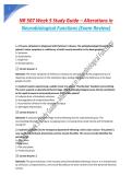 NR 507 Week 1-4 Midterm Exams NR-507 Adv Pathophysiology Actual Week 1-4 Midterm Exam Complete 1-100 Exam Questions Proctored Via Examplify Chamberlain University With Correct Answers &vert; 100&percnt; Pass Guaranteed &vert; Graded A&plus; &vert;