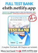 Economics&colon; Canada in the Global Environment&comma; Ninth Edition 