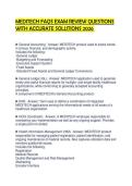 MEDITECH FAQS EXAM REVIEW QUESTIONS WITH ACCURATE SOLUTIONS 2026&period;pdf